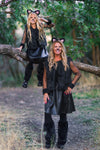 Mom & Me - Black Cat Costume Set - Sparkle in Pink