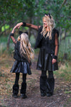 Mom & Me - Black Cat Costume Set - Sparkle in Pink