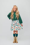Holly Gingerbread Pearl Skirt Set - Sparkle in Pink