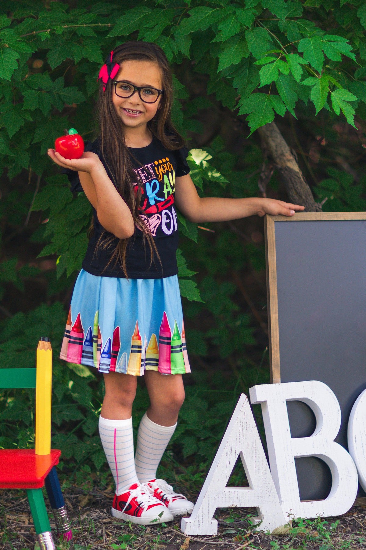 "Get Your Cray On" Skirt Set