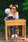 Composition Notebook Knee High Socks - Sparkle in Pink