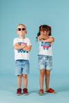 "American Babe & Dude" Top - Boy Or Girl! | Sparkle in Pink
