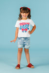 "American Babe & Dude" Top - Boy Or Girl! | Sparkle in Pink