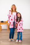 Mom & Me - Pink Apple Cardigan | Sparkle in Pink