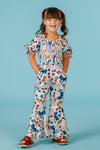 USA Bell Bottom Jumpsuit | Sparkle in Pink
