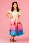 Mom & Me - Ruffle Ombre Dress | Sparkle in Pink