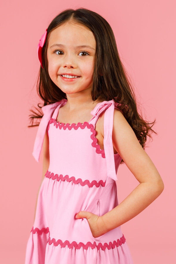 Mom & Me - Pink Ribbon Maxi Dress | Sparkle in Pink