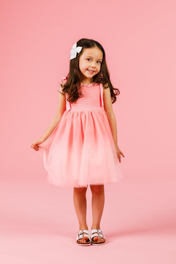 Mom & Me - Light Pink Ombre Tulle Dress