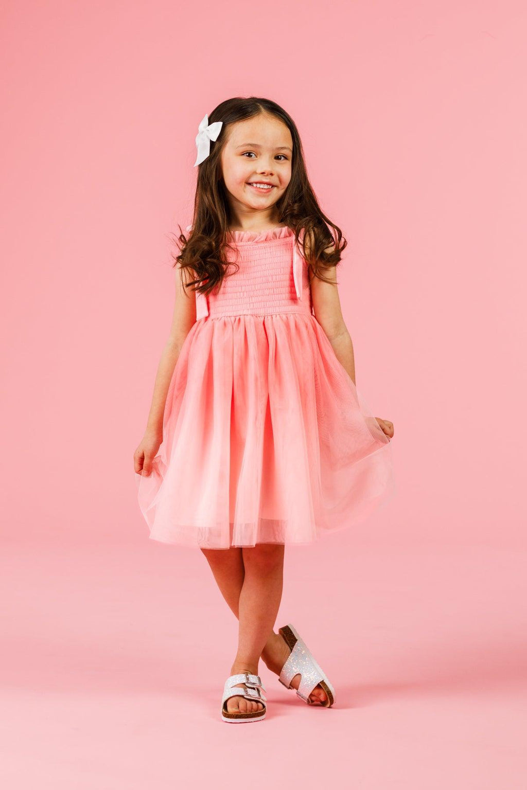 Mom & Me - Light Pink Ombre Tulle Dress