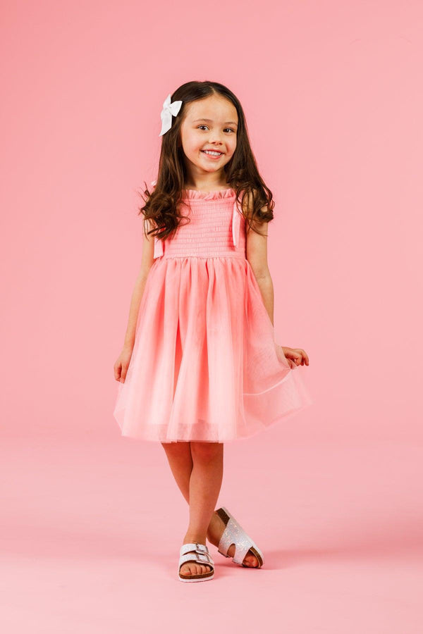 Mom & Me - Light Pink Ombre Tulle Dress