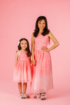 Mom & Me - Light Pink Ombre Tulle Dress