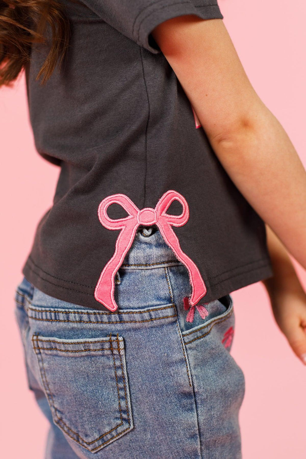 Mom & Me - "Teach & Learn" Pink Bow Top & Pant Set | Sparkle in Pink
