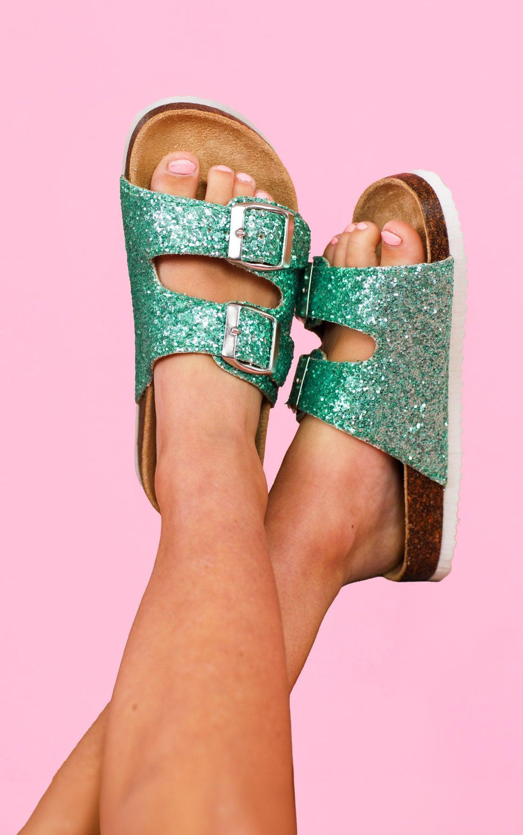 Birkley Glitter Sandals