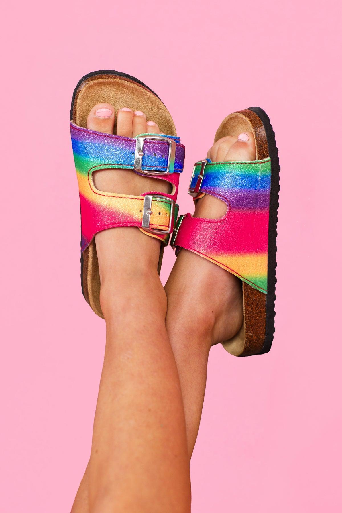 Patterned Birkley Sandals | Kids' Favorite Sandals! – Sparkle In Pink