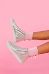 Metallic Shimmer Booties