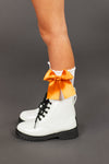 Knee High Silk Bow Socks