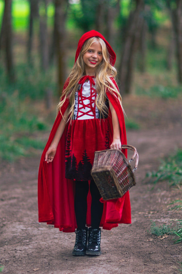 Red Riding Hood Costume - Sparkle in Pink