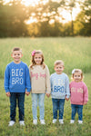 "Big Sis, Lil Sis, Big Bro, Lil Bro" Knit Sweater