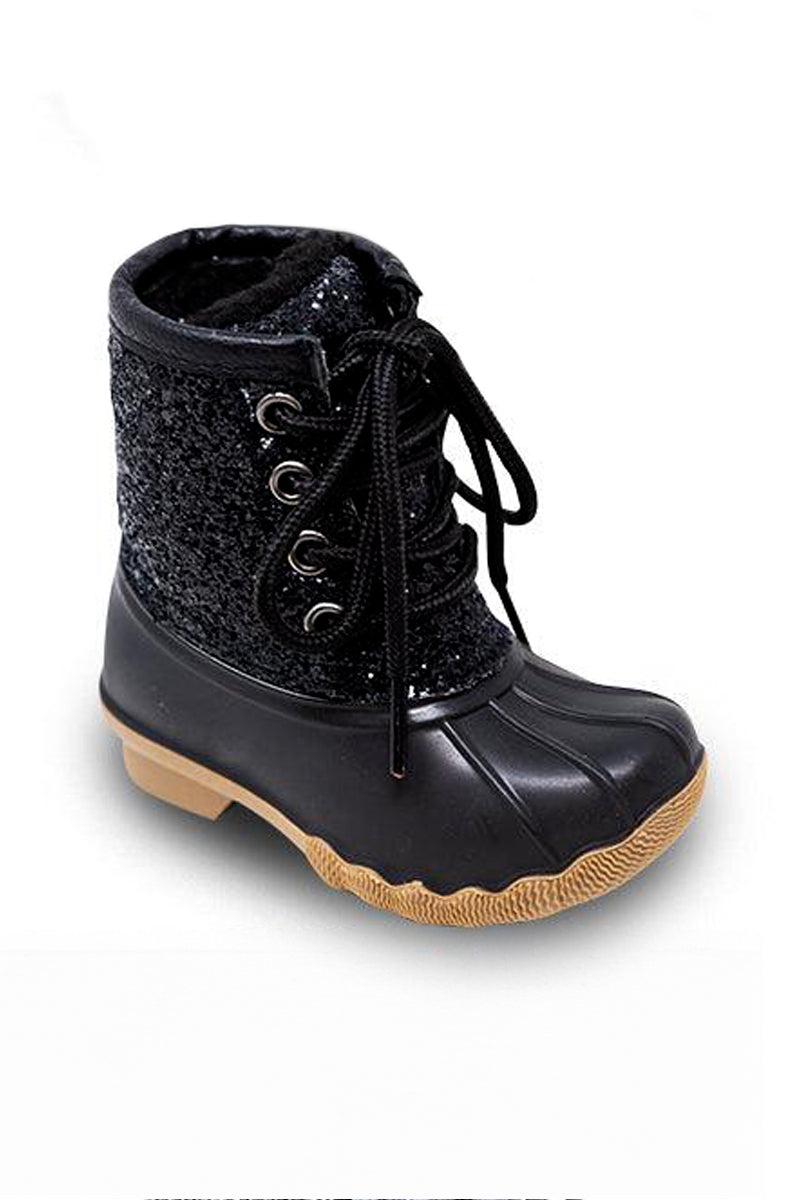 Glitter Winter Boots | Sparkle in Pink
