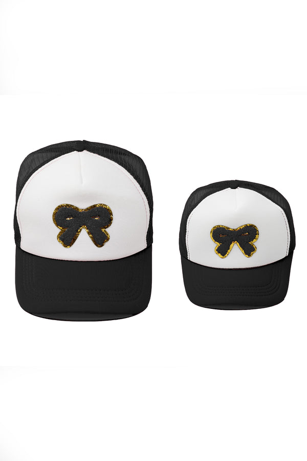 Mom & Me - Bow Trucker Hat | Sparkle in Pink
