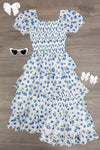 Mom & Me - Blueberry Ruffle Dress | Sparkle in Pink