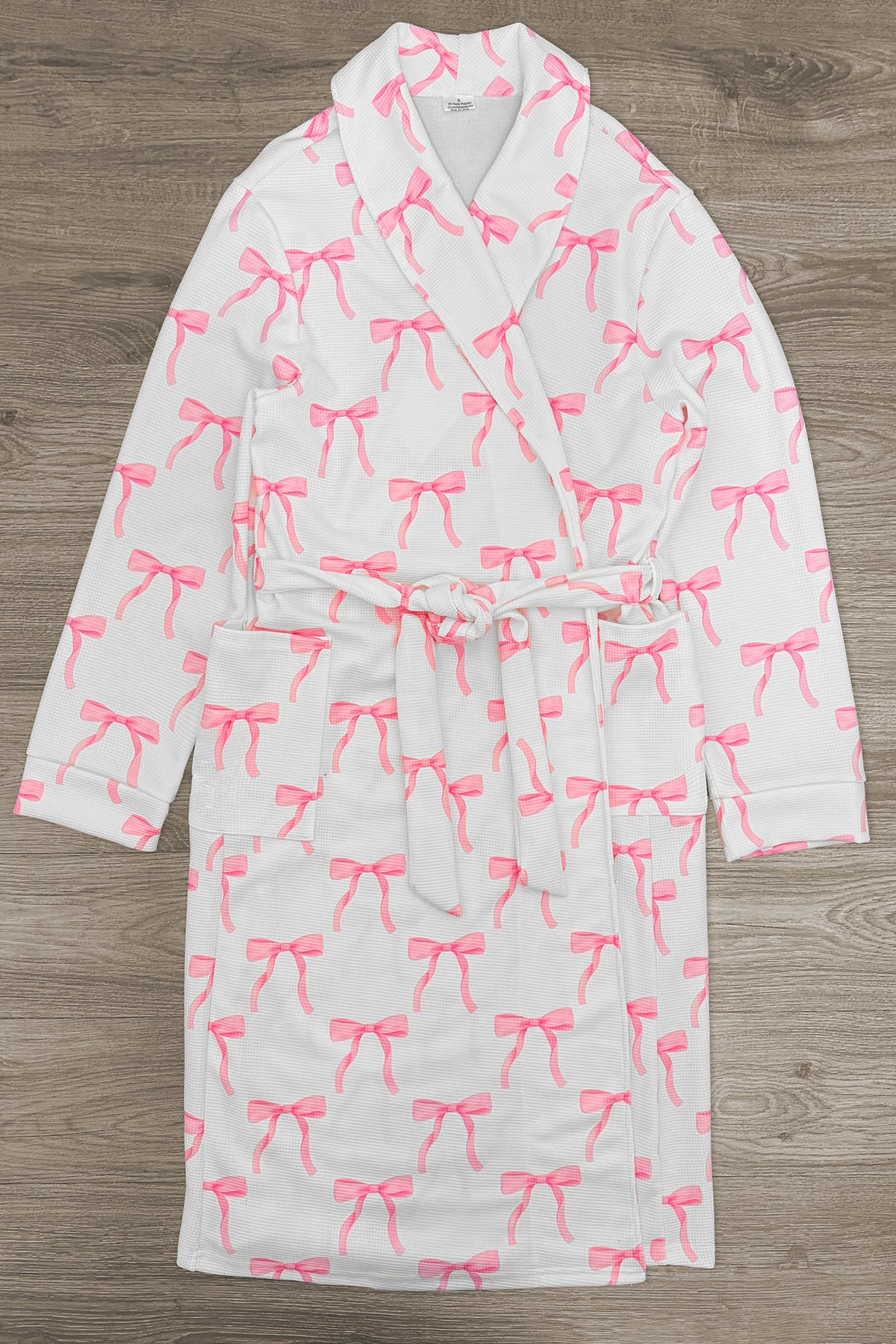 Mom & Me - Blushing Bows Waffle Knit Pajamas | Sparkle in Pink