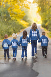 "Big Sis, Lil Sis, Big Bro, Lil Bro" Denim Jacket