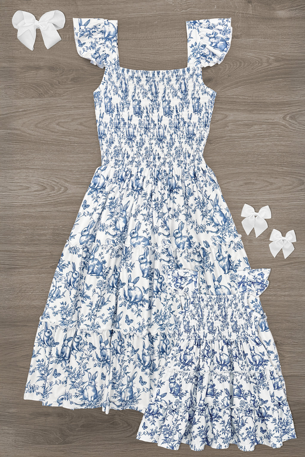 Mom & Me - Floral Bunny Dress