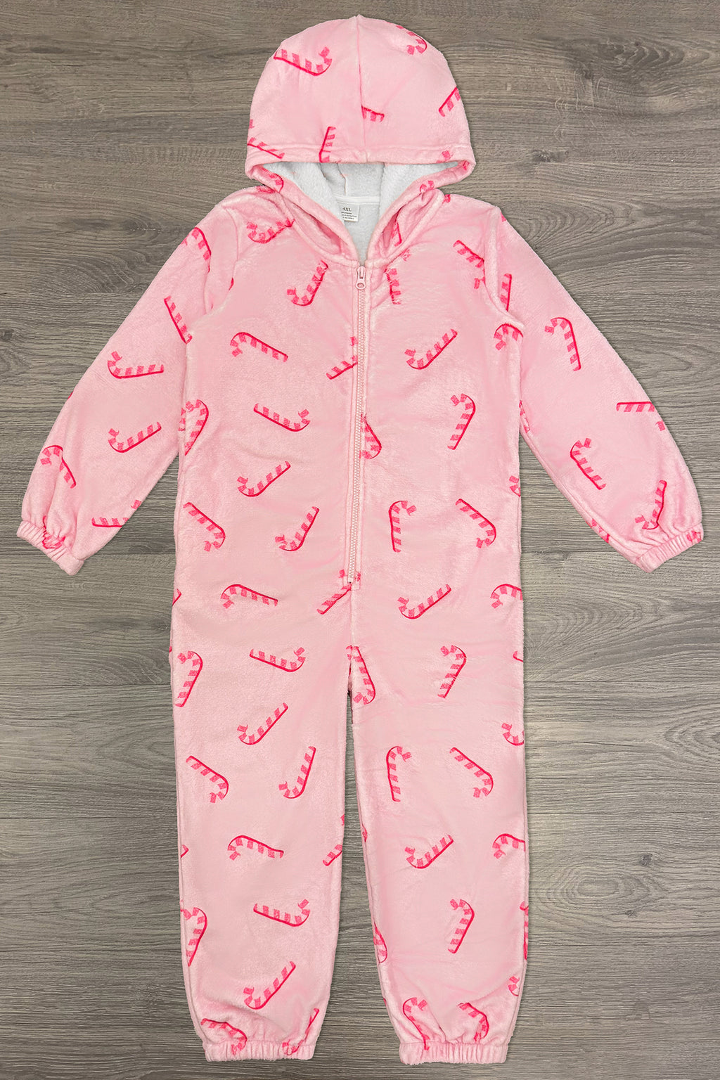 Mom & Me - Pink Candy Cane Onesie Pajamas
