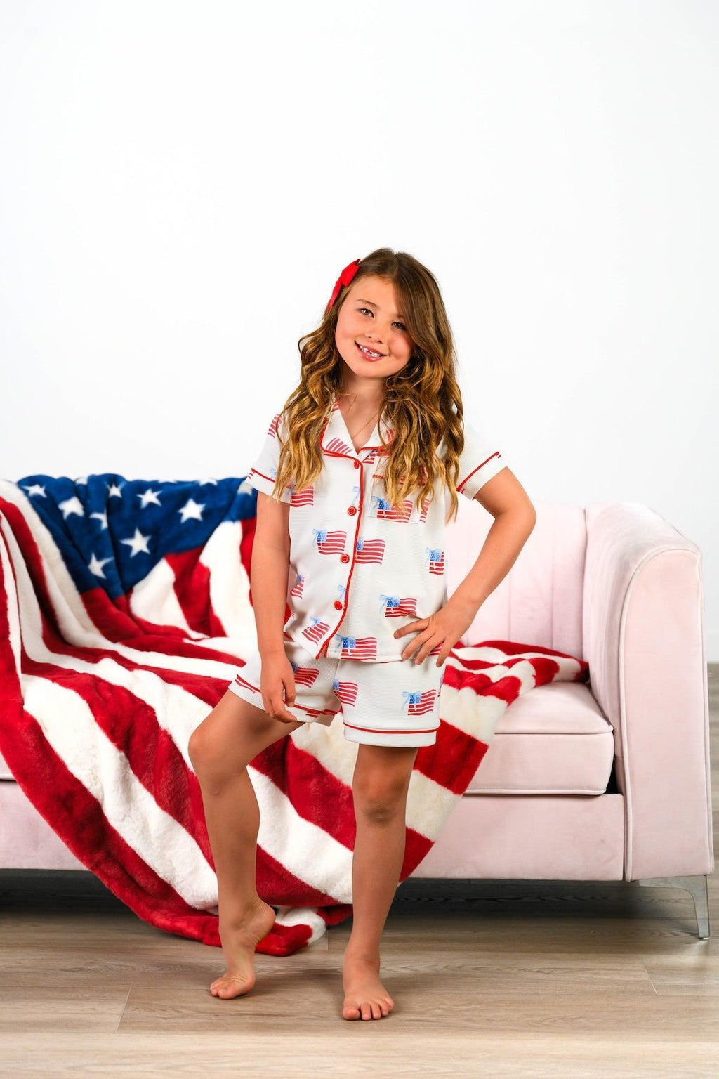 American Flag Family Pajama Set