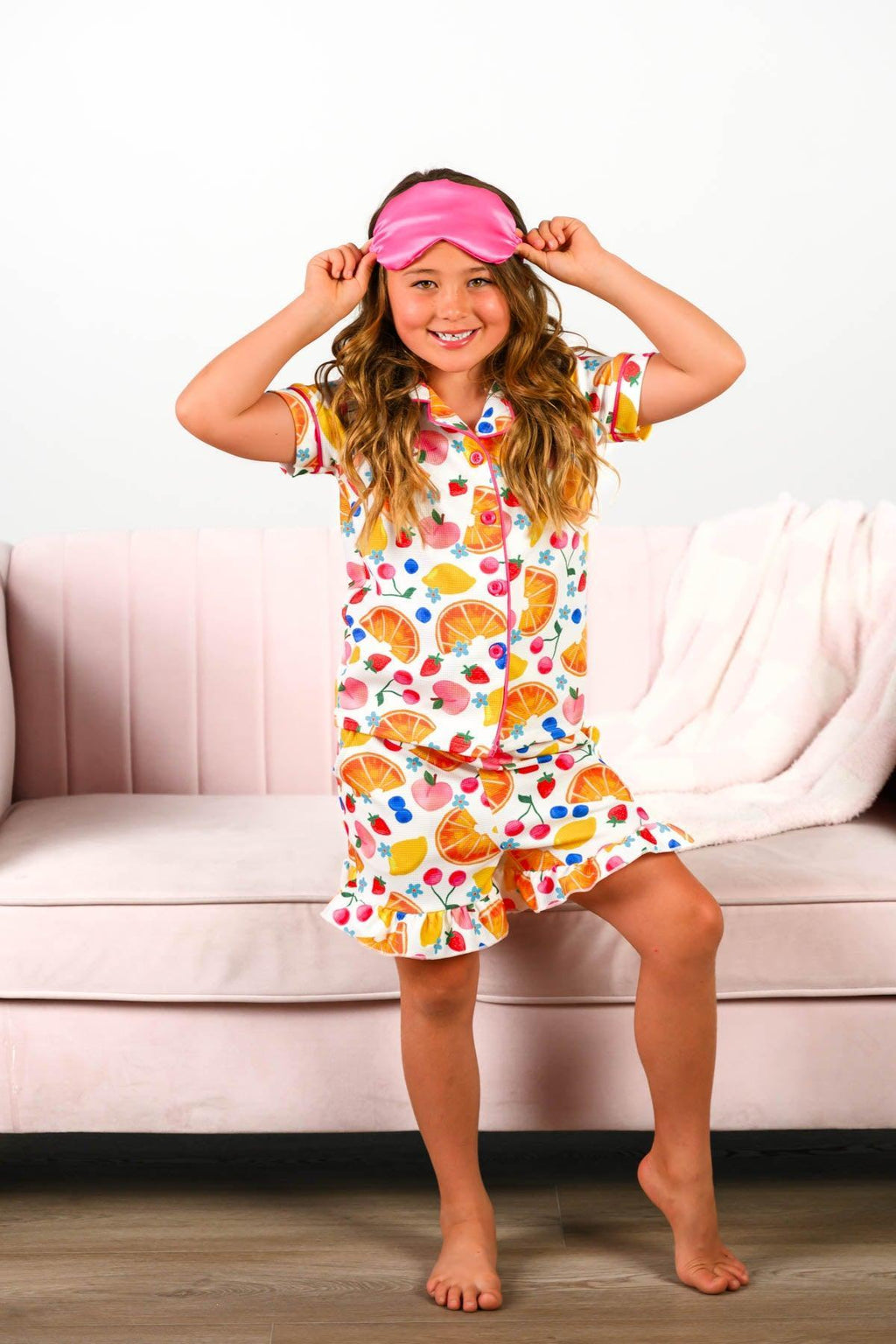 Mom & Me - Fruit Waffle Knit Pajamas