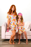 Mom & Me - Fruit Waffle Knit Pajamas