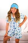 Mom & Me - Blueberry Waffle Knit Pajamas
