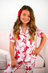 Mom & Me - Pink & Red Bow Pajamas