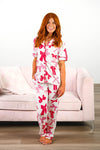 Mom & Me - Pink & Red Bow Pajamas