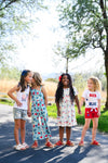 Blue Popsicle & Bows Jumpsuit | Sparkle in Pink