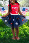 "Party In The USA" Skirt Set | Sparkle in Pink