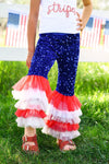 "Stars & Stripes" Sequin Bell Bottom Set | Sparkle in Pink