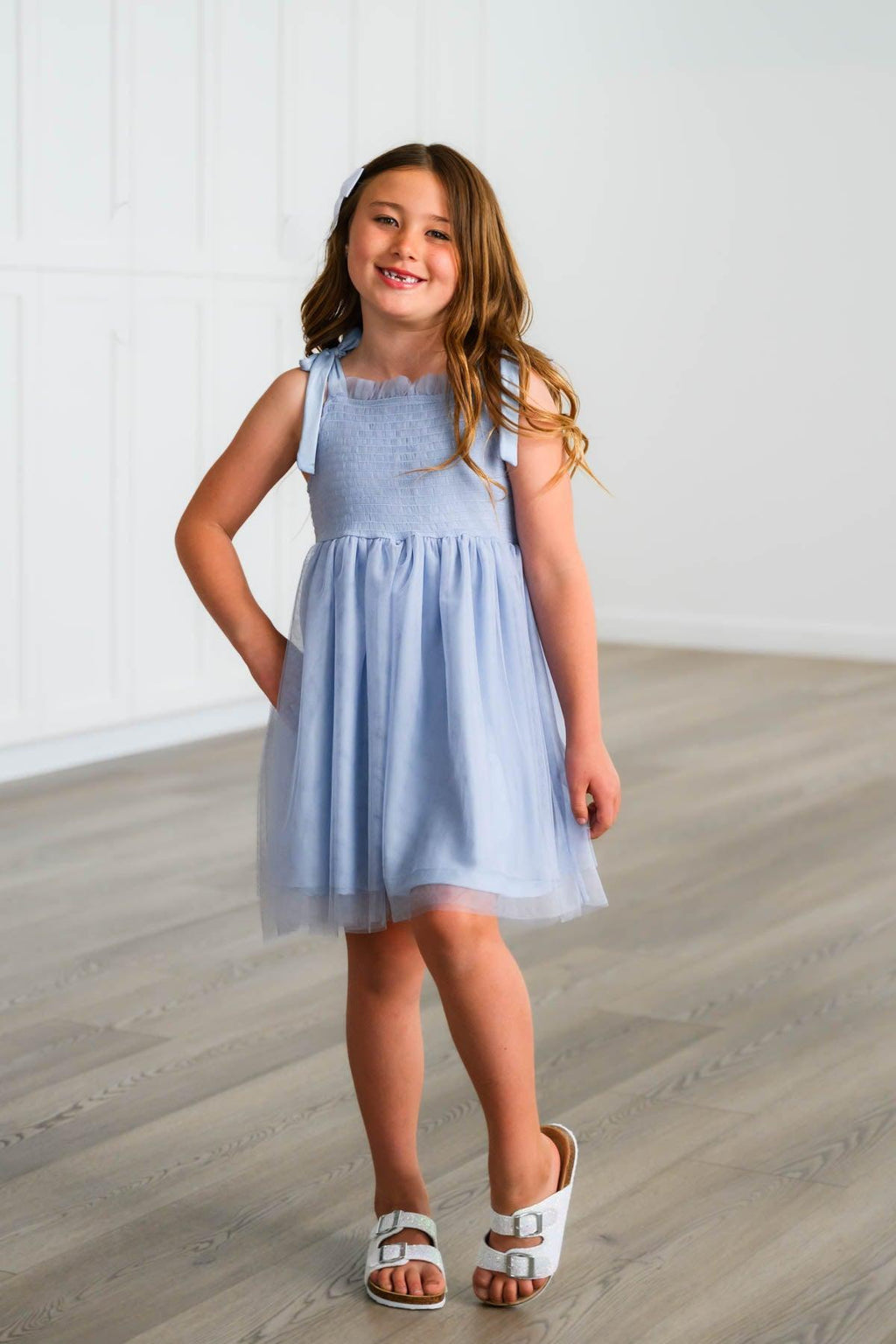 Blue Plaid Family Set | Sparkle in Pink