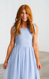 Blue Plaid Family Set | Sparkle in Pink