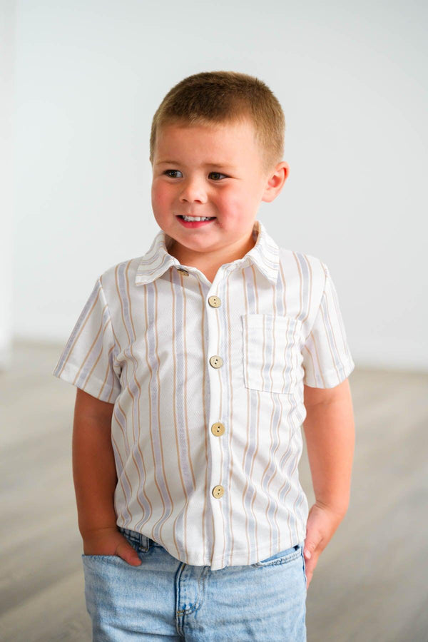White Stripe Family Set | Sparkle in Pink