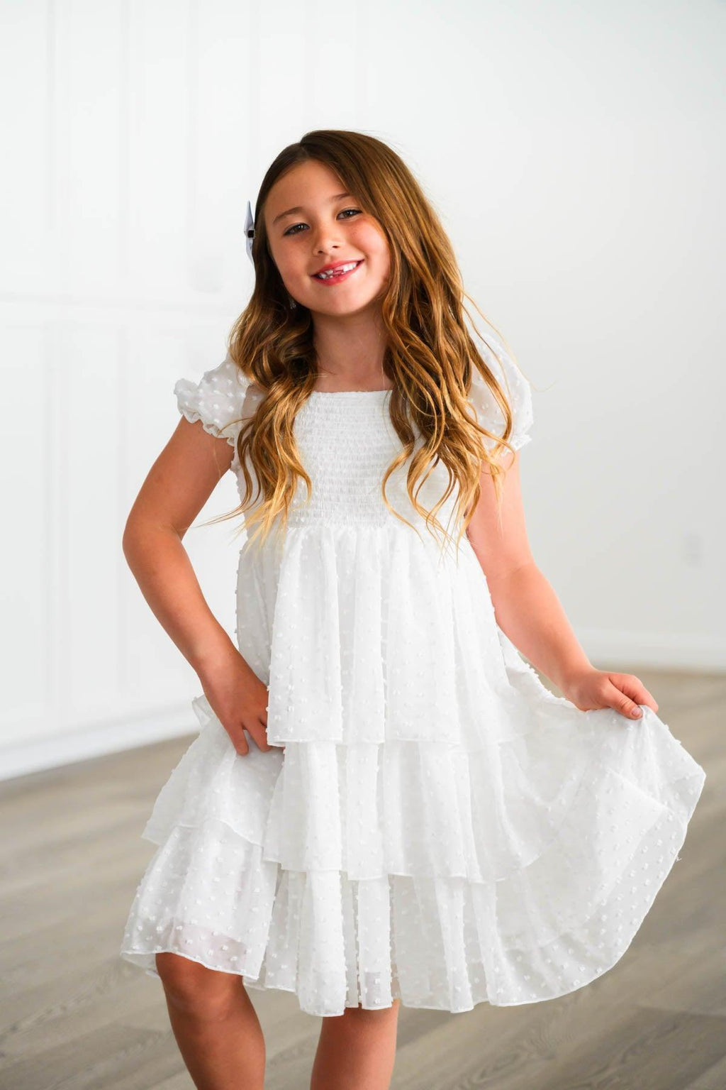 White Stripe Family Set | Sparkle in Pink