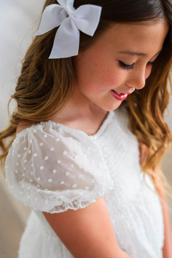 White Stripe Family Set | Sparkle in Pink