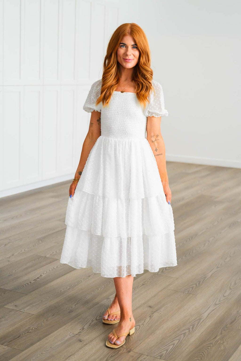 White Stripe Family Set | Sparkle in Pink