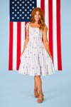 Mom & Me - Stars & Bows Stripe Dress | Sparkle in Pink