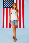 Mom & Me - "USA" Top & Skirt Set | Sparkle in Pink