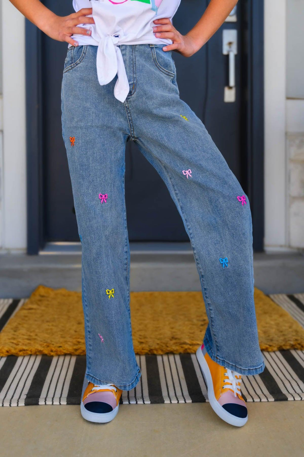 "Kind Is Cool" Denim Pant Set