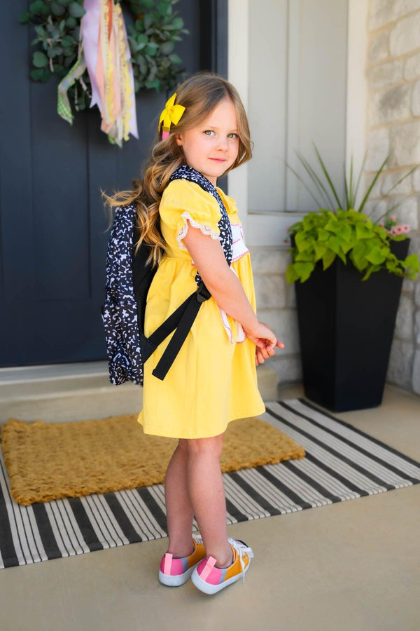 Composition Notebook Chenille Patch Backpack