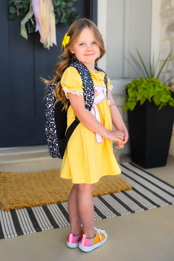 Yellow Pencil & Bows Dress 5