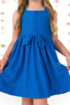 Blue Eyelet Dress | Sparkle in Pink